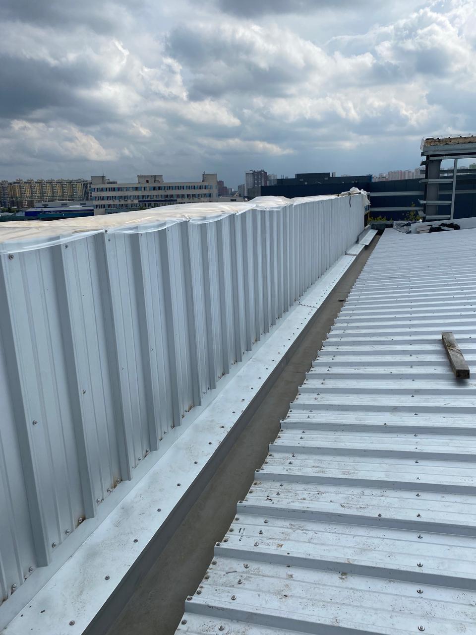 Детальная картинка для новости «Завершены работы по устройству кровли здания склада. Химки. М.О.»