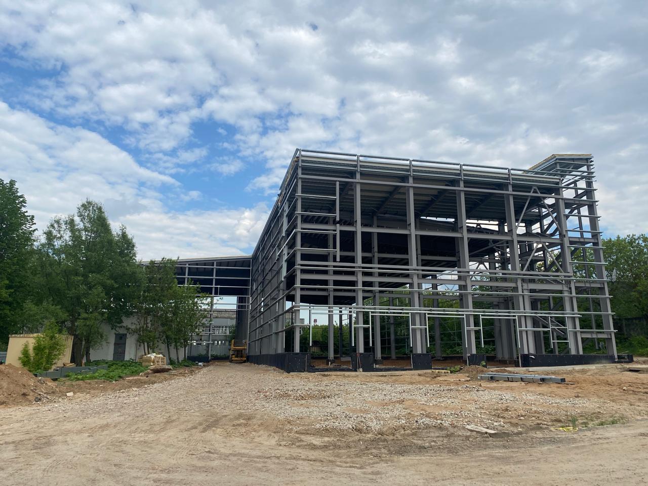 Детальная картинка для новости «Завершены работы по устройству кровли здания склада. Химки. М.О.»